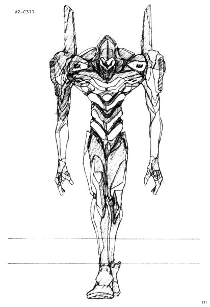 Evangelion строение Евы