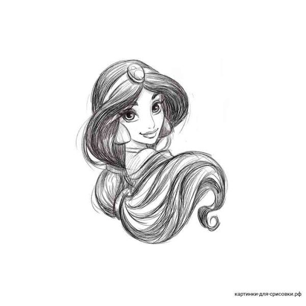 Принцесса Жасмин портрет