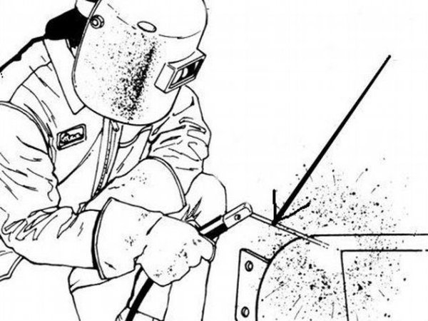 Сварщик эскиз