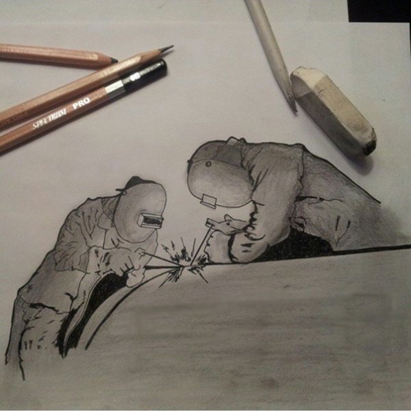 Сварщик карандашом