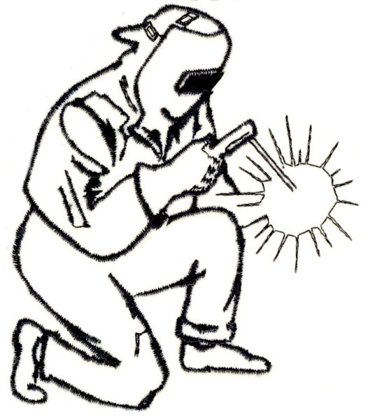 Рисунок сварщика для детей