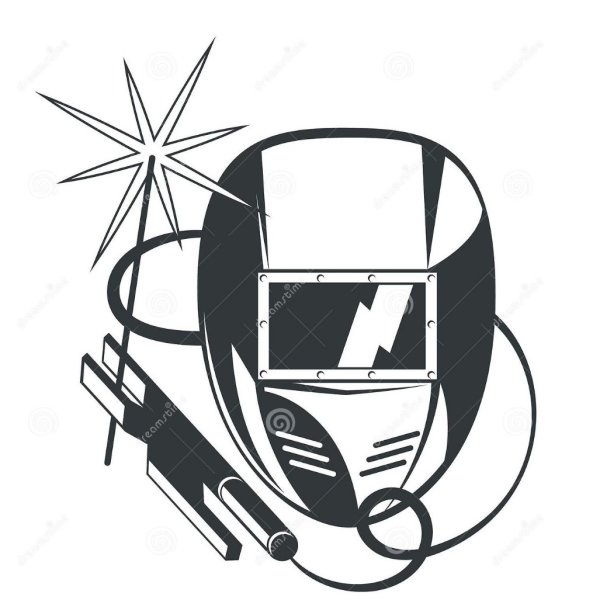 Сварочная маска вектор