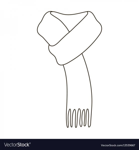 Шарф для срисовки