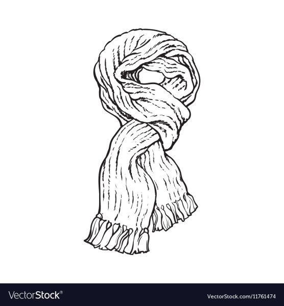 Шарф в графике