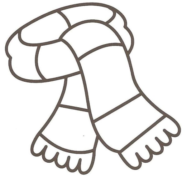 Шарф раскраска