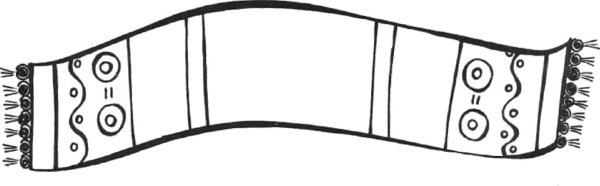 Девочка в шарфе карандашами