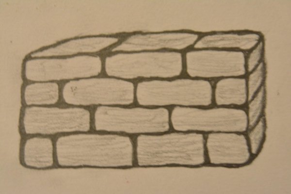 Рисование на кирпиче