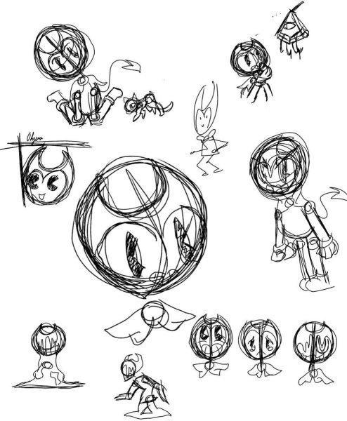 Раскраски БЕНДИ И чернильная машина