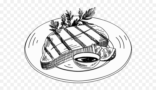 Стейк раскраска