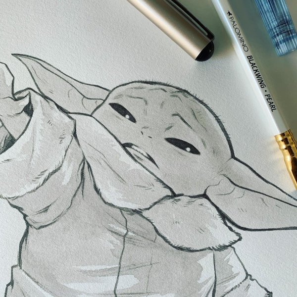 Грогу нарисовать