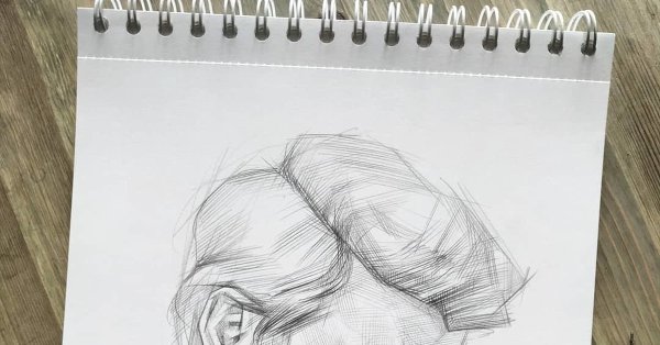 Грогу карандашом