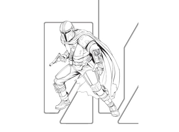Mandalorian раскраска