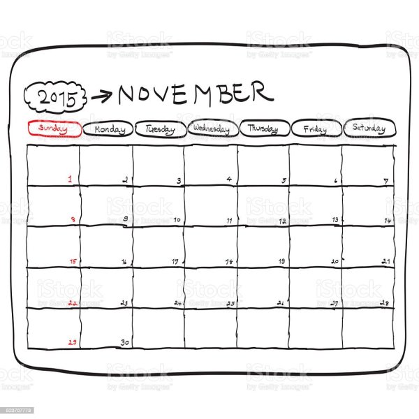 Календарь карандашом