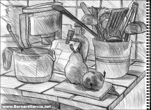 Наброски предметов