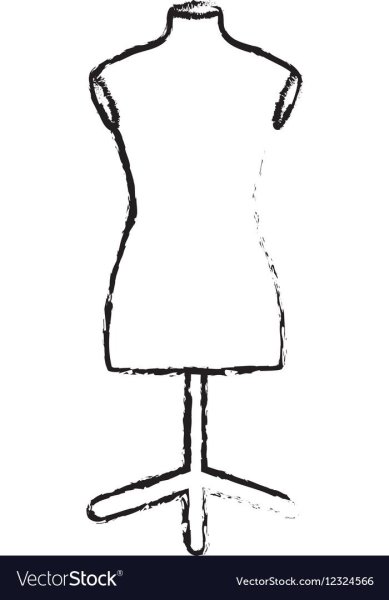 Эскиз тела девушки