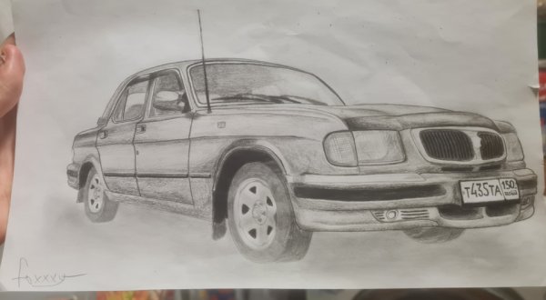 Волга 31105 рисунок