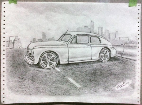 Машина победа рисунок