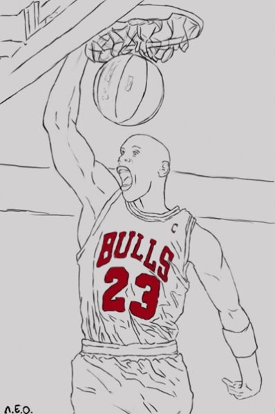 Раскраска Леброн Джеймс