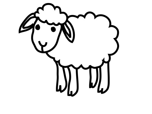 Барашек рисунок