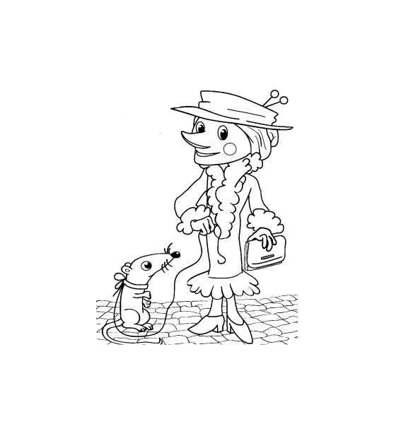 Шапокляк раскраска