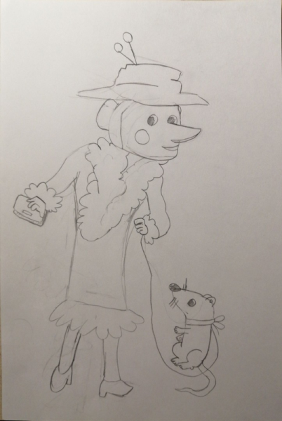 Крокодил Гена раскраска