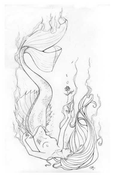 Сирены карандашом