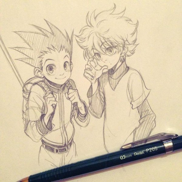 Скетчи Гон и Киллуа