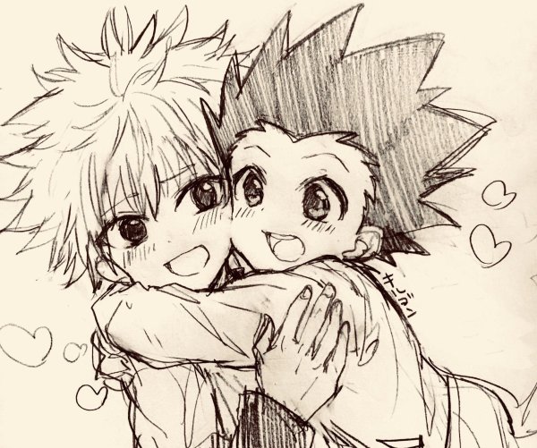 Хисока Хантер карандашом