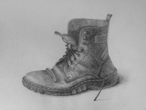 Ботинки карандашом