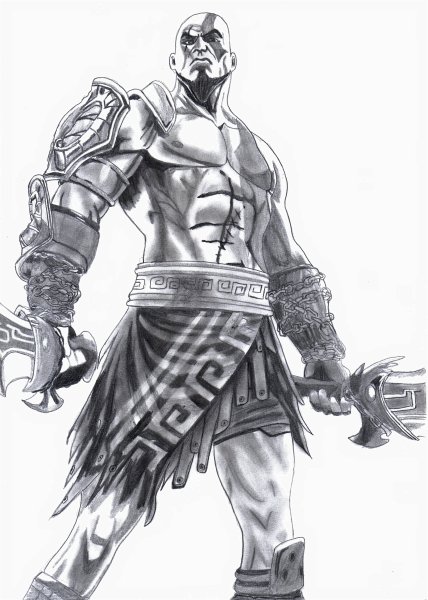 Тату Кратоса из God of War