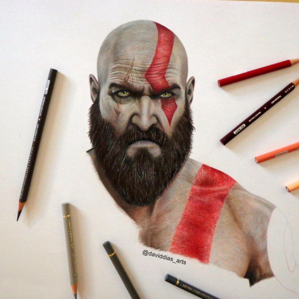 Кратос эскиз