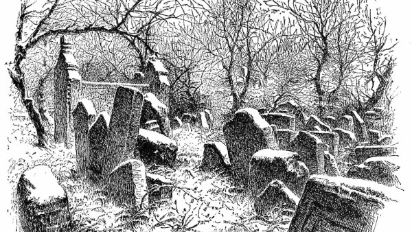Кладбище нарисованное