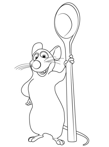 Раскраска Рататуй