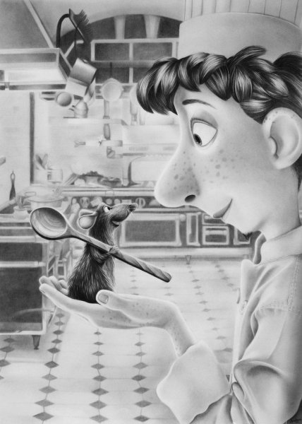 Рататуй карандашом