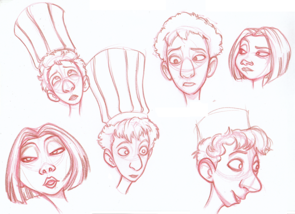 Крыс Реми Рататуй скетч