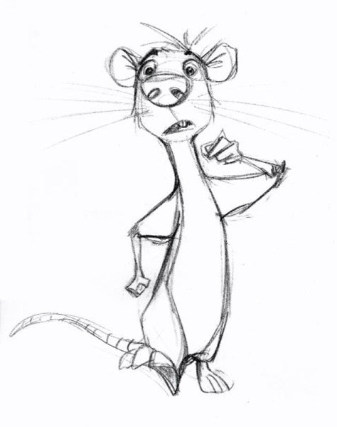 Рататуй рисунок для срисовки