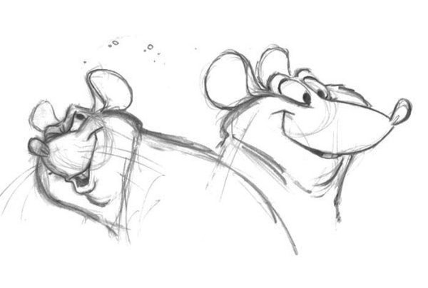 Крыса раскраска