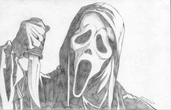 Крик нарисовать