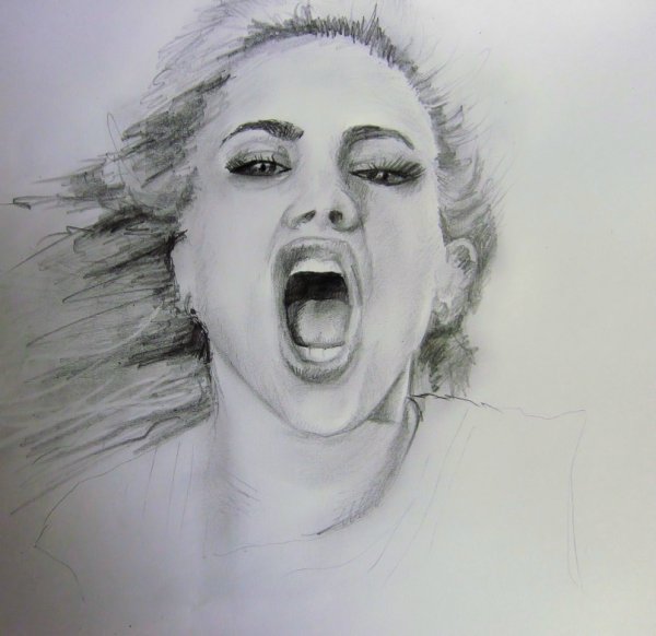 Эмоциональные рисунки карандашом