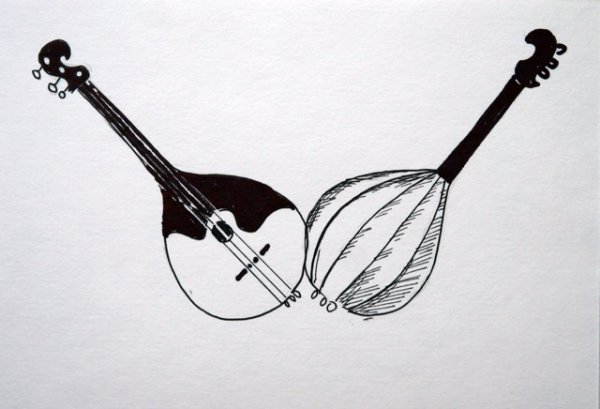 Нарисовать домру