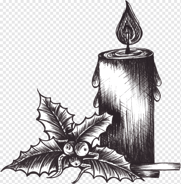 Свеча раскраска для детей