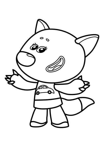 Раскраска Мимимишки