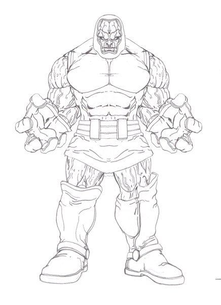 Дарксайд раскраска