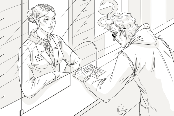 Раскраска аптека