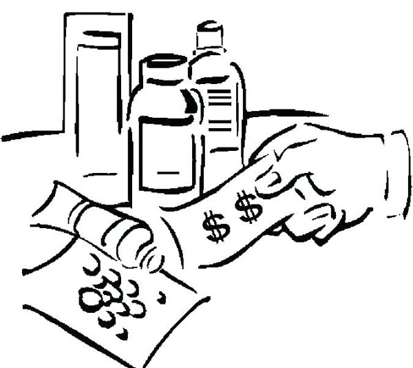 Раскраска аптека