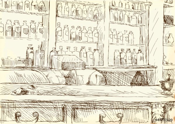 Раскраска аптека