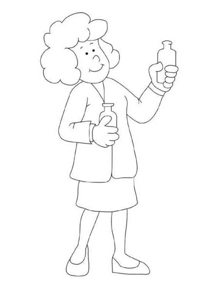 Лекарства раскраска для детей