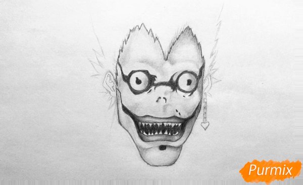 Рюк тетрадь смерти поэтапно