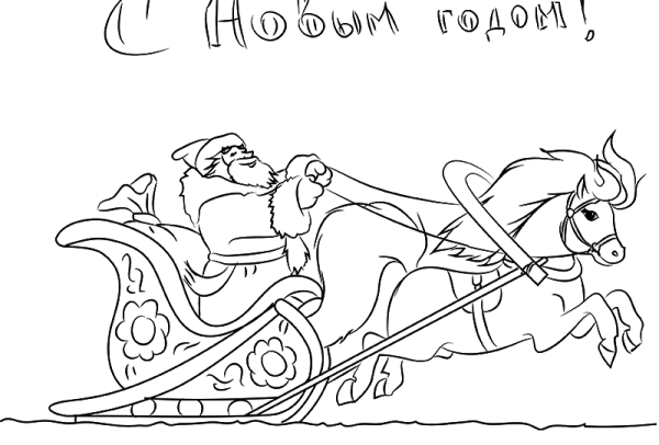 Новогодние рисунки карандашом легкие