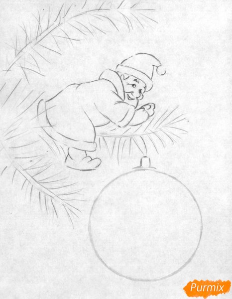 Новогодние колокольчики раскраска